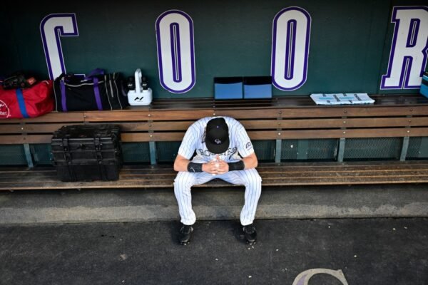 The man with the beard is a "trip," says Nolan Arenado