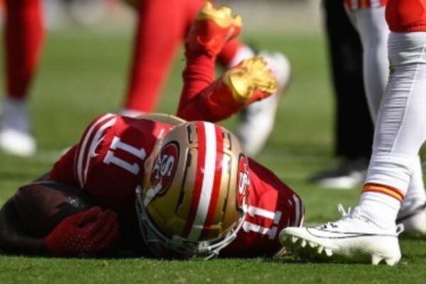 49ers WR Brandon Aiyuk will miss rest of 2024 season after tearing ACL, MCL vs. Chiefs