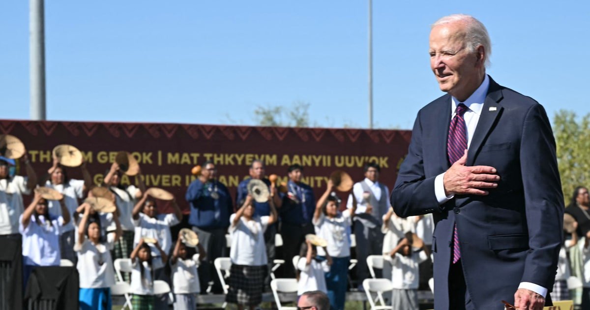 Biden apologizes for forced Native American boarding school policy that caused child abuse and deaths