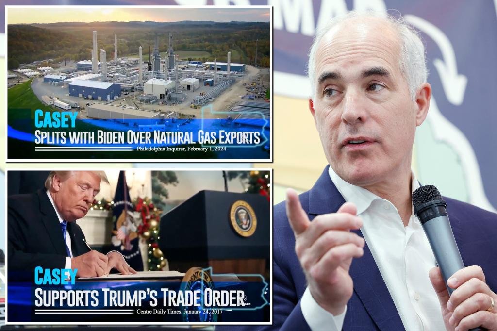 Bob Casey attacks Biden on fracking, touts support for Trump's tariffs on China in new ad