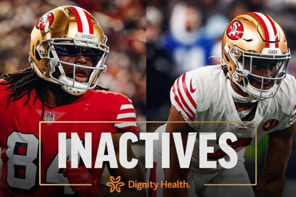 Charvarius Wardout, Chris Conley Active vs. Seahawks; Inactive for #SFvsSEA