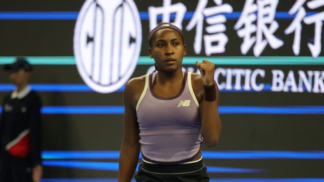 Coco Gauff defeats Yulia Starodubtseva to reach the semi-finals of the China Open