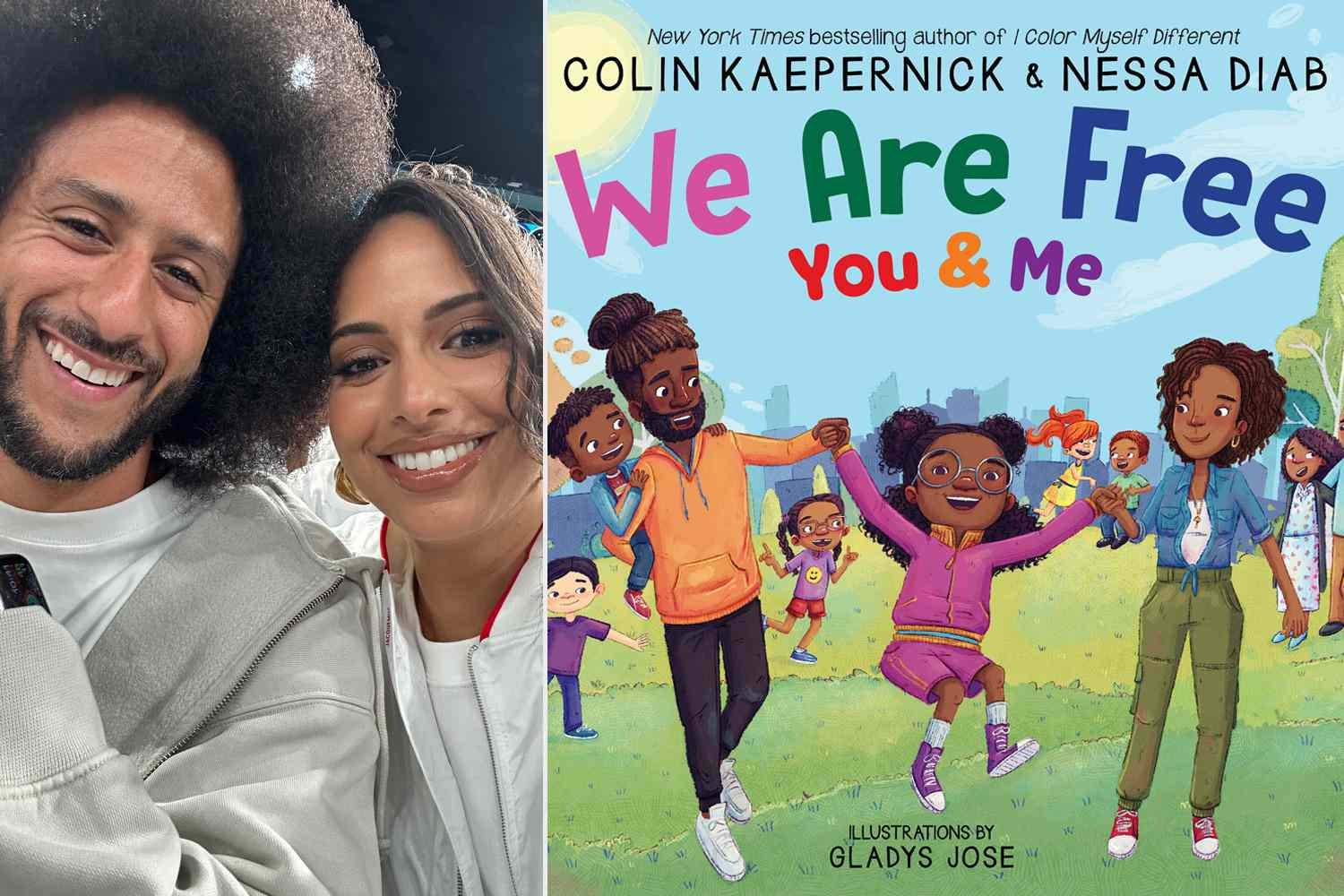 Colin Kaepernick and Nessa Diab publish children's book (exclusively)