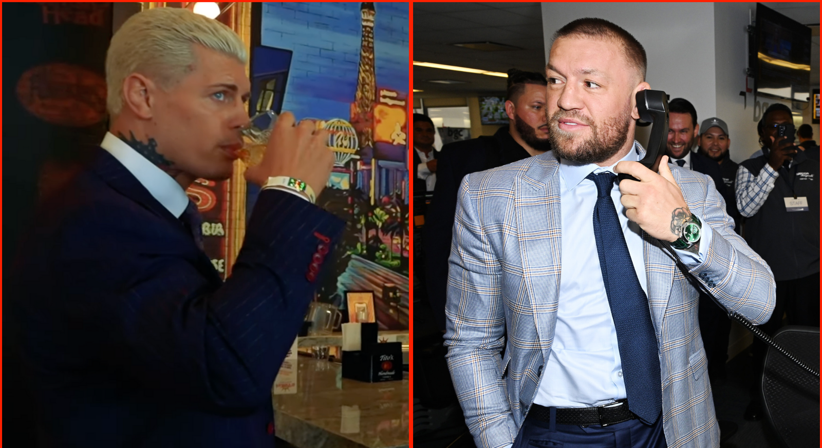 Conor McGregor tells WWE Champion Cody Rhodes he will 'see you soon' after announcing his retirement from mixed martial arts