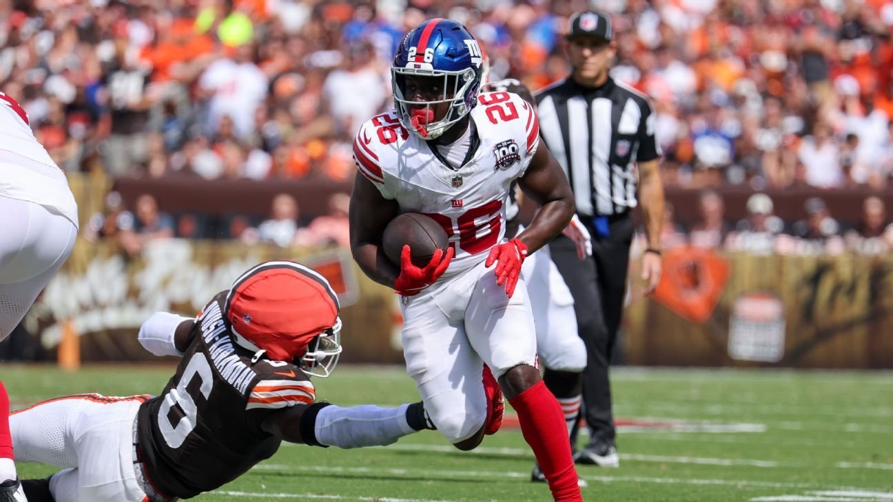 Devin Singletary has been ruled out while the Giants make a slew of moves