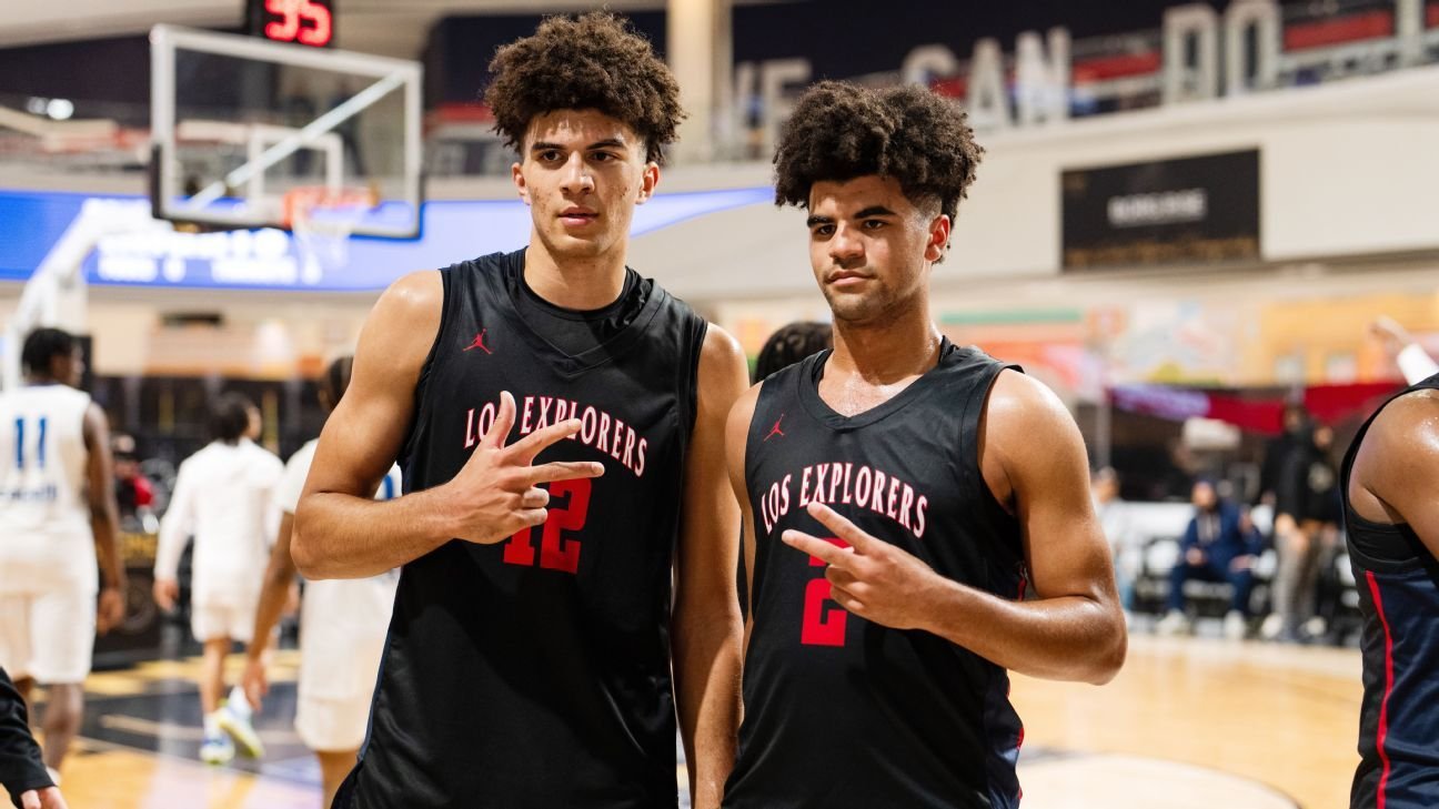 Five-star basketball standout brothers Cameron and Kayden Boozer have committed to Duke