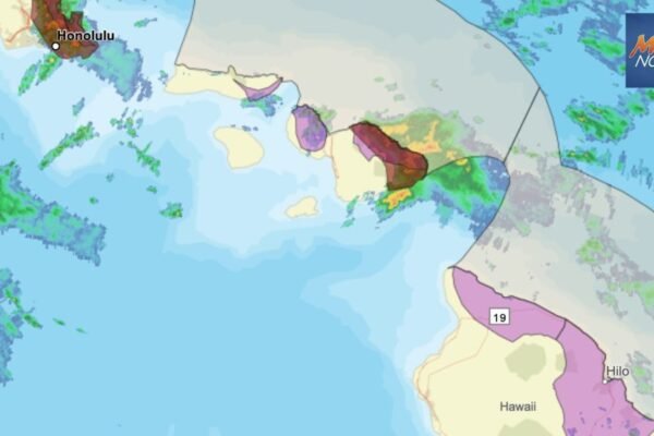 Flood Warning until 4:30 p.m.: Additional rain falls on windward East Maui: Maui now