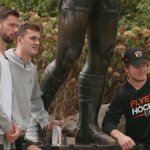 Flyers Matvei Mechkov, Igor Zamula and Ivan Fedotov visit Philly landmark - NBC Sports Philadelphia