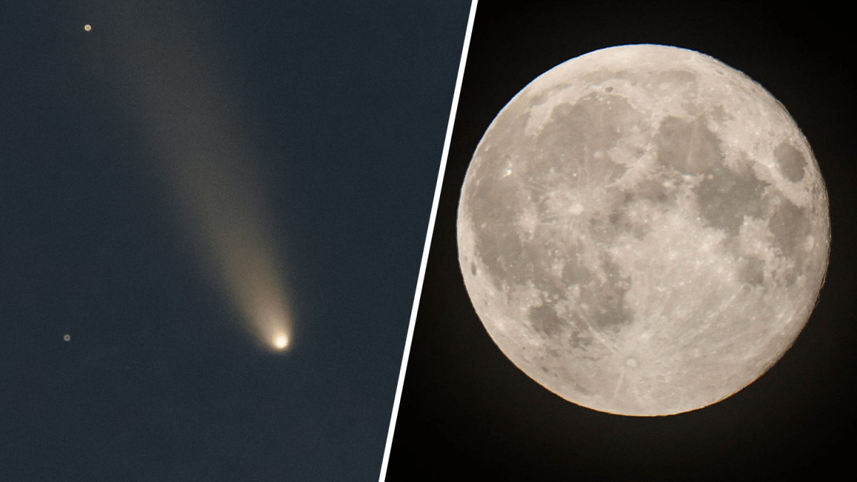 How to watch the 'once-in-a-lifetime' comet and large supermoon over Philadelphia - NBC10 Philadelphia