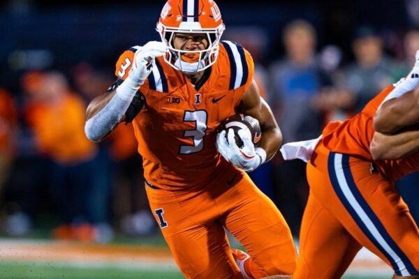 Illini RB Kaden Feagin is out against Purdue due to injury