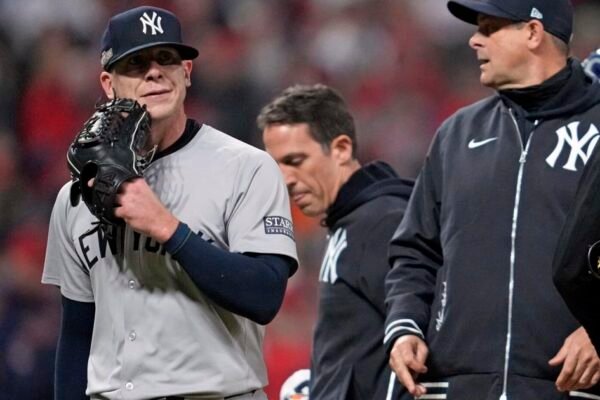 Injured Yankees reliever Ian Hamilton has been replaced on the ALCS roster by Mark Leiter Jr. | Sports