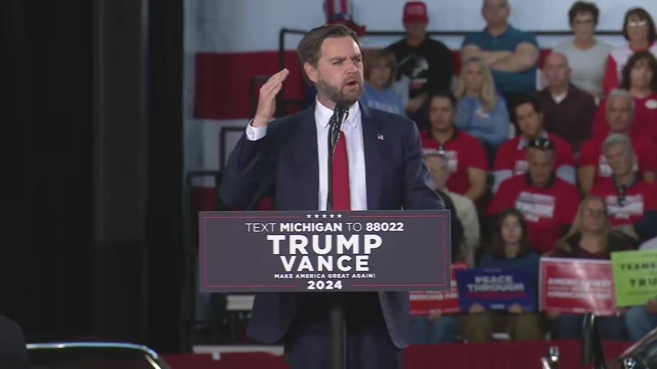 J.D. Vance to supporters in Detroit: 'We have the power of the people'