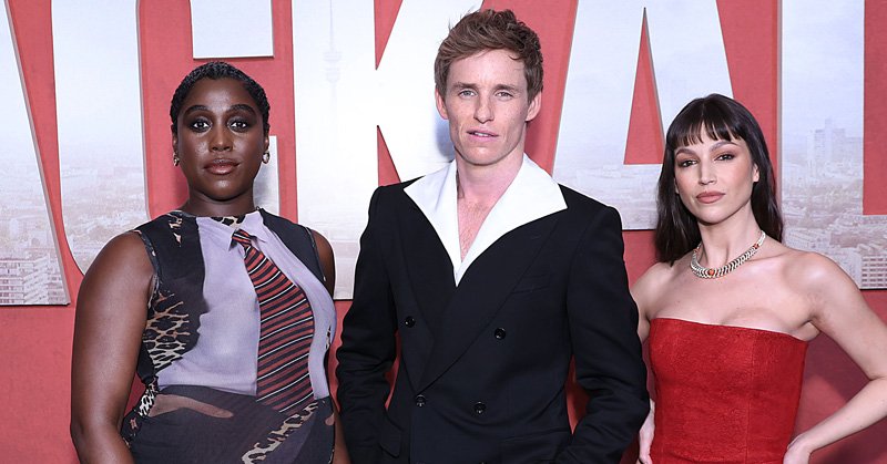 Lashana Lynch announces her pregnancy at the Day of the Jackal premiere, surprising co-star Eddie Redmayne! | Chukwudi Ewuji, Eddie Redmayne, Lashana Lynch, Pregnant, Pregnant Celebrities, Jackal Day, Ursula Corbero | Just Jared: Celebrity news and gossip