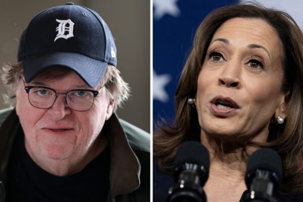 Michael Moore warns the move could cost Kamala Harris the election