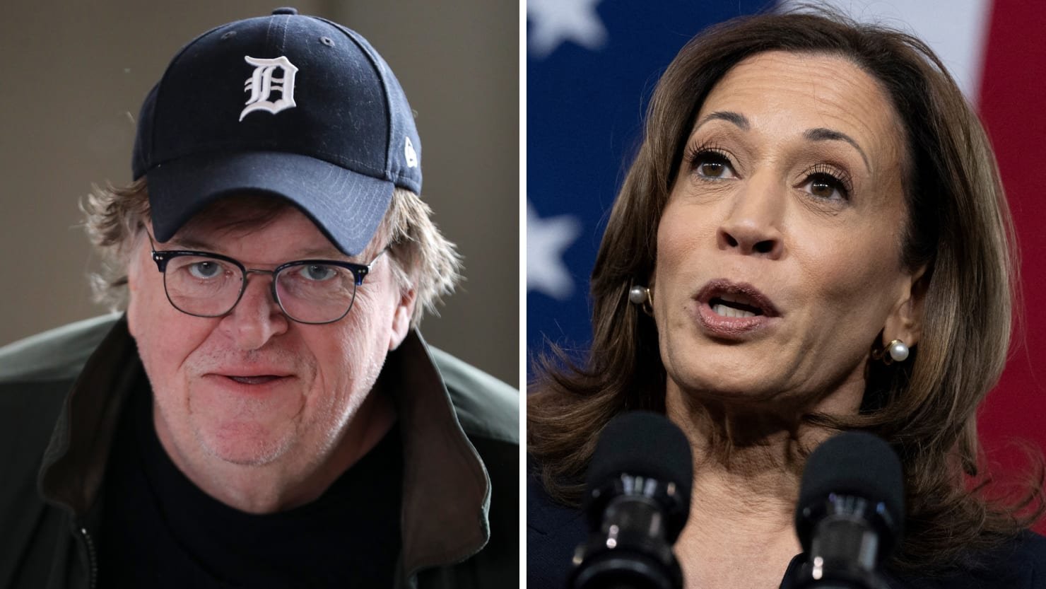 Michael Moore warns the move could cost Kamala Harris the election