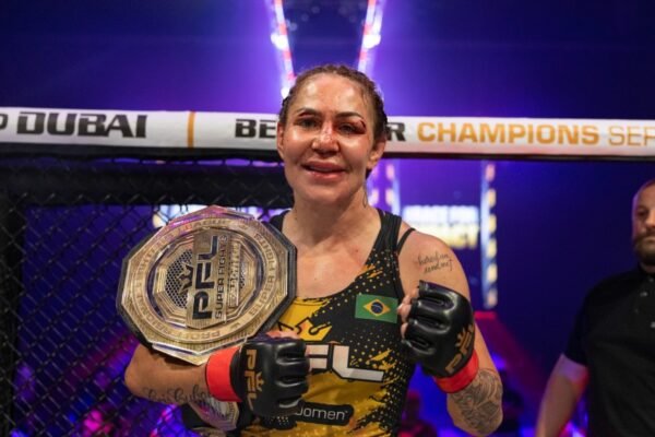 PHOTOS: Cris Cyborg beat. Larissa Pacheco in PFL: Battle of the Giants PHOTOS: Cris Cyborg beat. Larissa Pacheco in PFL: Battle of the Giants