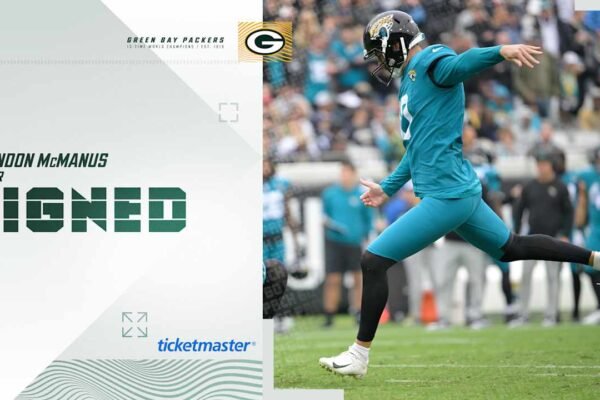 Packers sign K Brandon McManus, release K Brayden Narveson