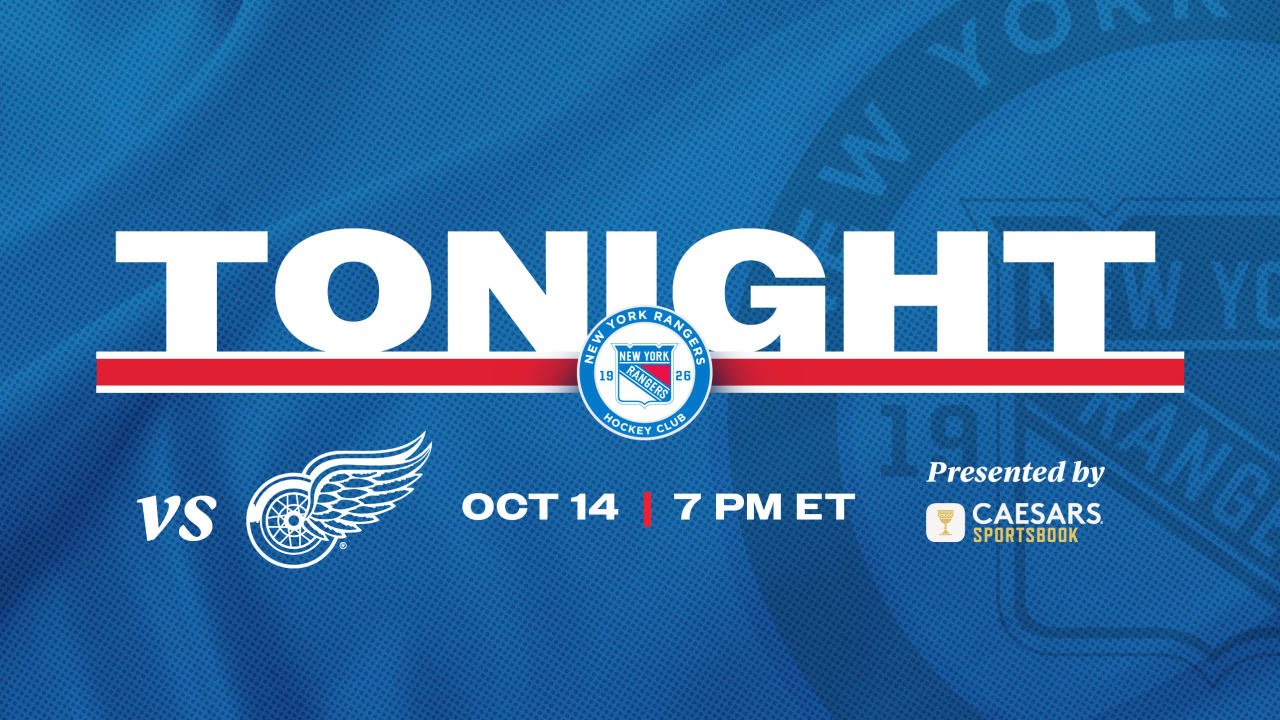 Rangers vs. Red Wings: Pregame notes