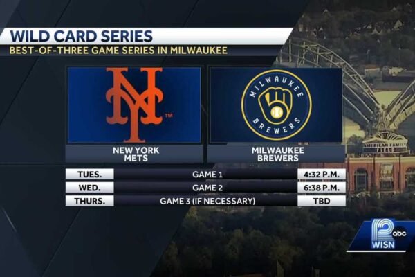 The Brewers Wild Card game has been set