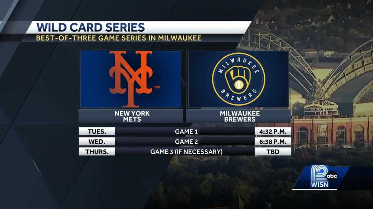 The Brewers Wild Card game has been set