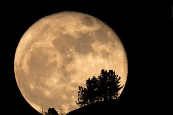 The third supermoon in a row is the brightest