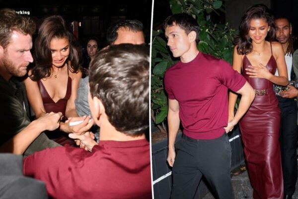 Tom Holland protects his girlfriend Zendaya from aggressive paparazzi