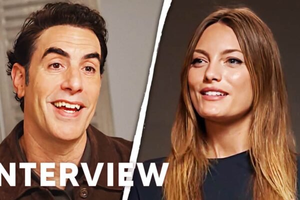 We interviewed Sacha Baron Cohen and Leila George