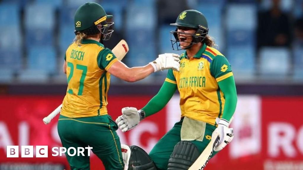 Women's T20 World Cup results: Australia shocked by South Africa in the semi-finals