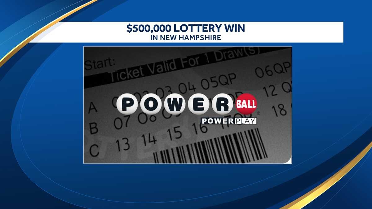 A $500,000 Powerball ticket was sold at Market Basket in Rochester, New Hampshire