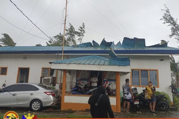 A typhoon submerges villages, tears off roofs and damages two local airports in the northern Philippines A typhoon submerges villages, tears off roofs and damages two local airports in the northern Philippines