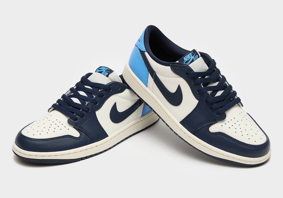 Air Jordan 1 Retro Low OG "Obsidian/University Blue" CZ0790-400