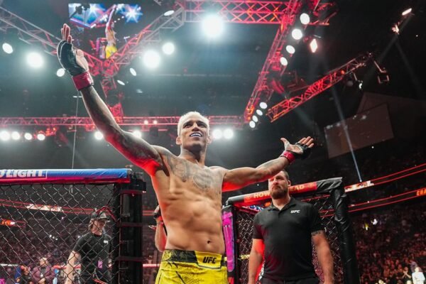 Charles Oliveira reacts to BMF champion Max Holloway’s move to 155, and Michael Chandler’s rematch at UFC 309 Charles Oliveira reacts to BMF champion Max Holloway's move to 155, and Michael Chandler's rematch at UFC 309