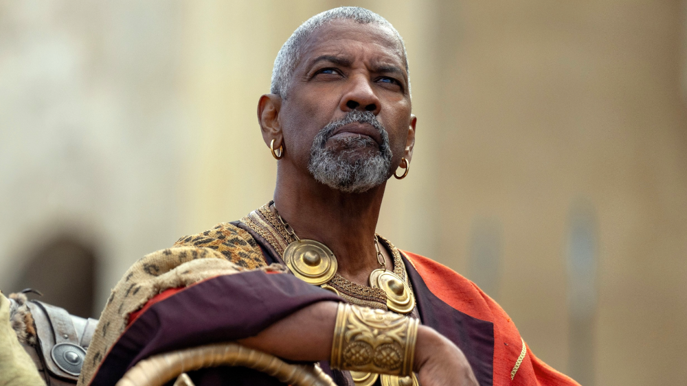 Denzel Washington says Gladiator 2 broke off his same-sex kiss