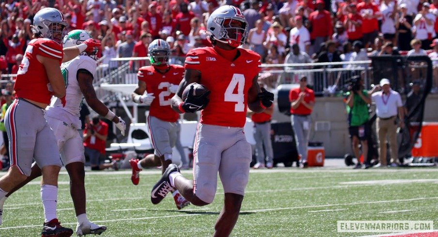 Jeremiah Smith breaks Ohio State's freshman receiving record