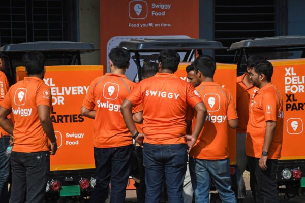 Shares of SoftBank-backed Swiggy rose more than 15% on its debut in the Indian market