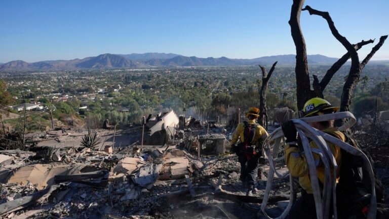 Southern California firefighters control wildfires thanks to reduced winds: NPR