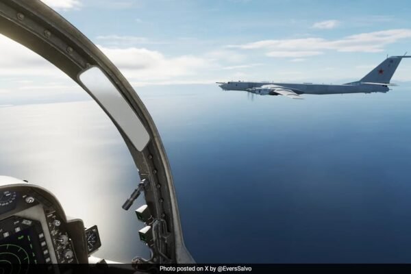 The UK notices a Russian bomber plane and naval ships heading towards it and scrambles the planes