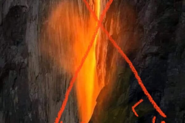 The 'Victoria Falls Fire' photo is actually Horsetail Falls in Yosemite, USA - ZimEye