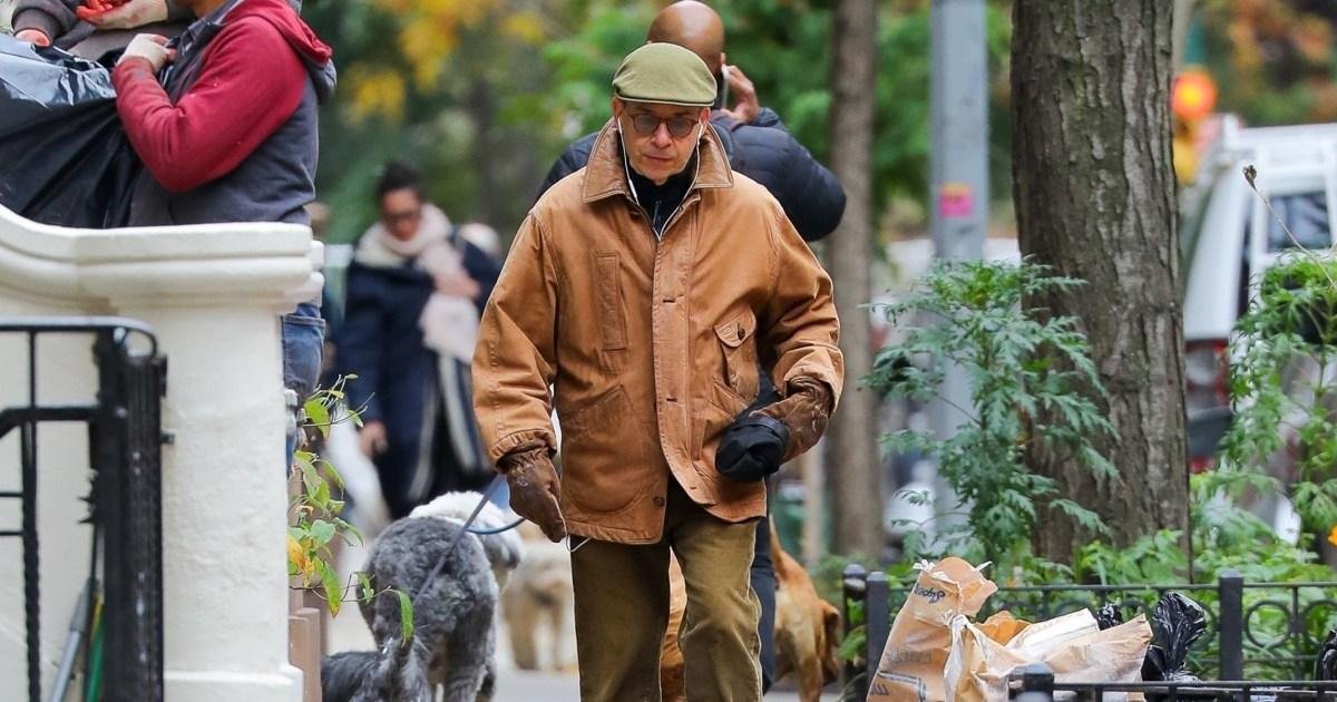 The classic '80s movie star looks almost unrecognizable while out and about in New York City