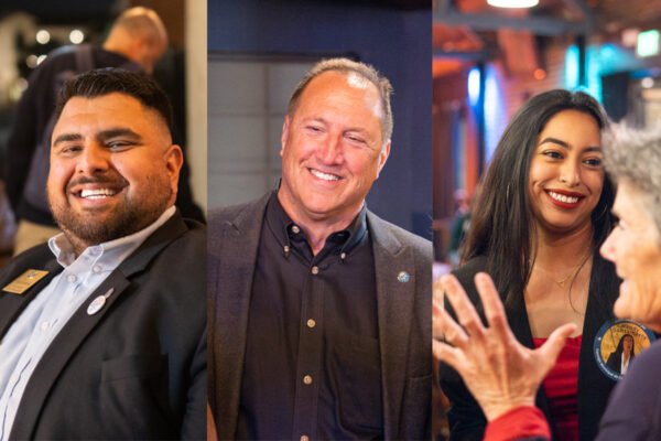 The three leading candidates for Santa Barbara City Council on election night The three leading candidates for Santa Barbara City Council on election night