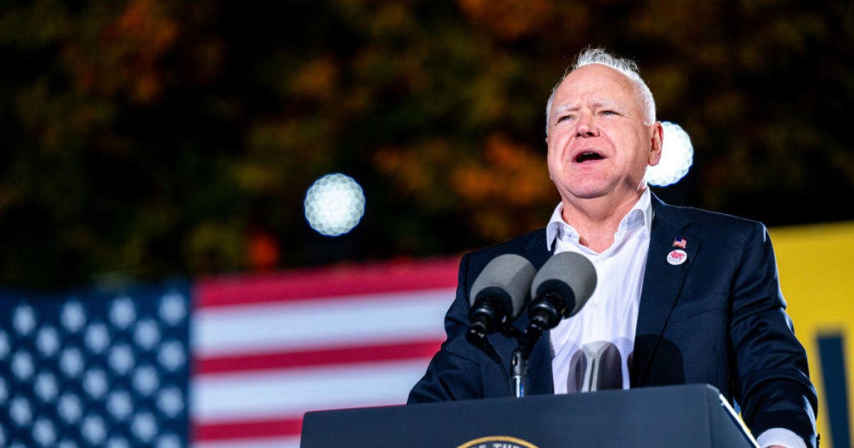 Tim Walz's closing campaign message will air on CBS' "The Late Show with Stephen Colbert."