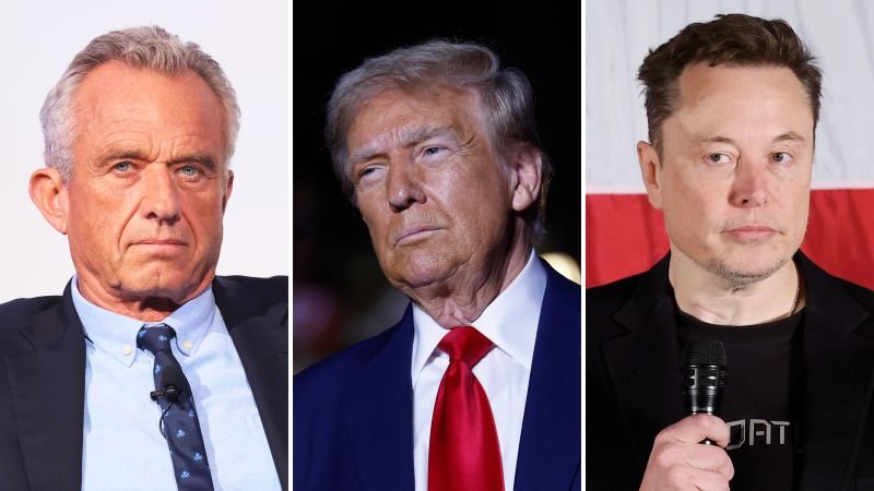 Trump's plan to radically reshuffle government with RFK Jr. and Elon Musk